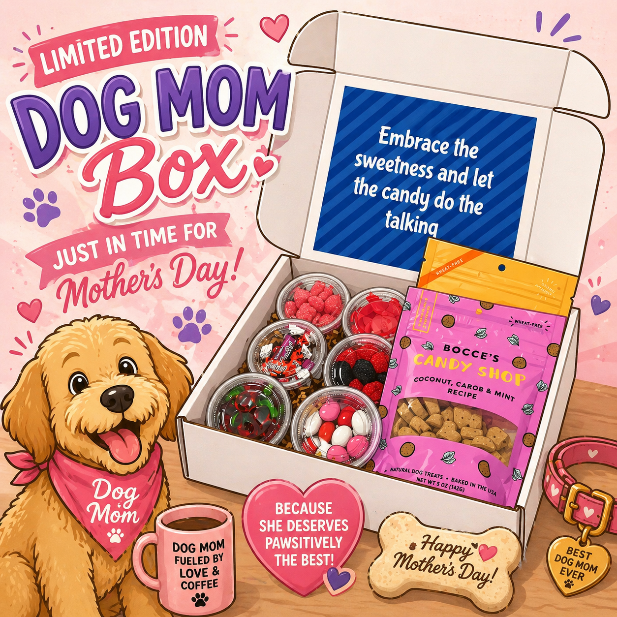 Mother's Day Dog Mom Box